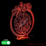 Ya Fatima Zahra (A.S) Calligraphy Led Acrylic 3D Illusion Lamp